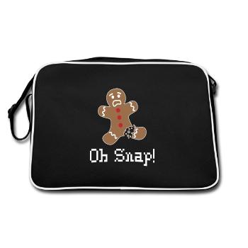 Oh Snap Ugly Sweater - Noël - Sac Retro - noir/blanc - Dos