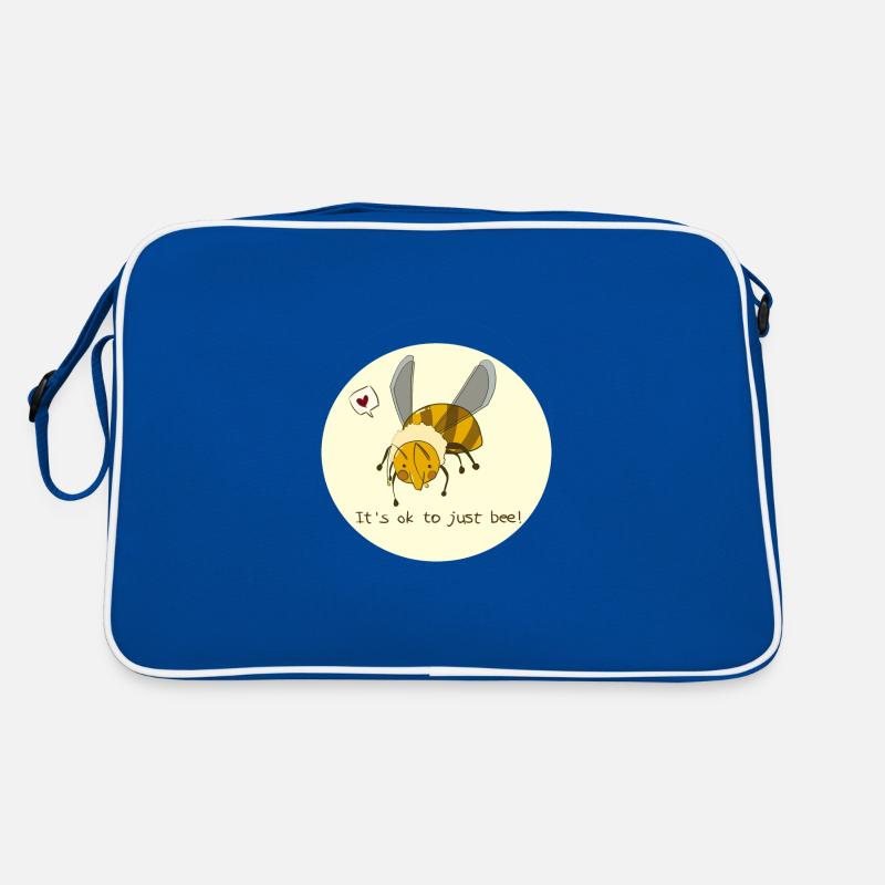 Derpy Bee en jaune - C'est bon de juste être abeille! Sac Retro