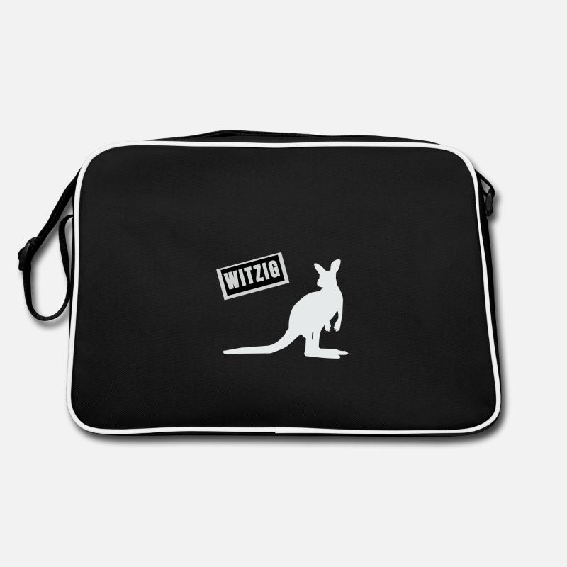 Känguru. Witzig. Retro Tasche