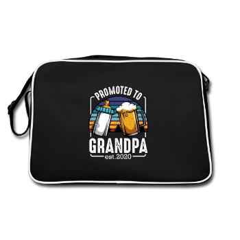 Promu Grand-père Est 2020 Grand-père en attente - Sac Retro - noir/blanc - Dos