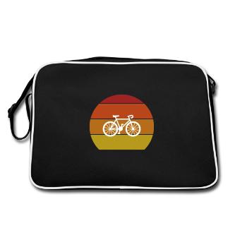 Racing bike - Retro Bag - black/white - Back