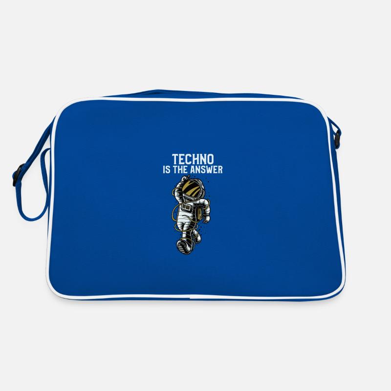 La techno est la réponse Sac Retro
