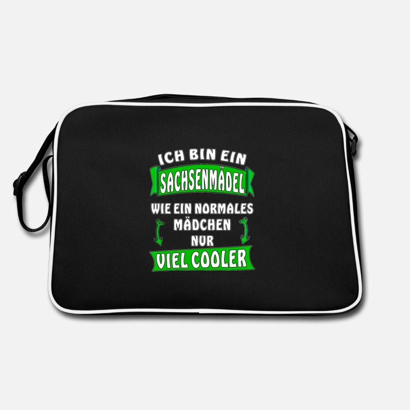 ICH BIN EIN SACHSENMÄDEL Retro Tasche