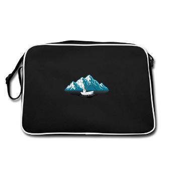 Pêche pêche en haute mer poisson pêcheur pêcheur - Sac Retro - noir/blanc - Dos