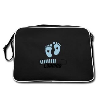 chargement de bébé 002 - Sac Retro - noir/blanc - Dos