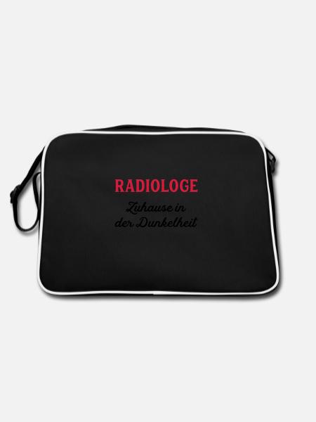 radiologue - Sac Retro - noir/blanc
