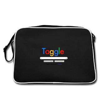 Taggle moteur de recherche - Sac Retro - noir/blanc - Dos