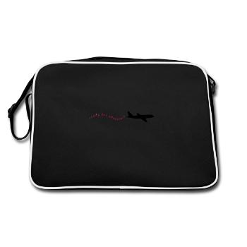 readyforadventure - Sac Retro - noir/blanc - Dos