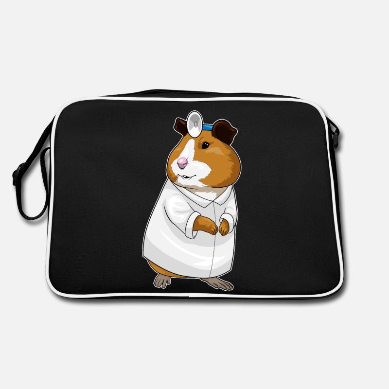 Hamster Arzt Arztkittel Retro Tasche