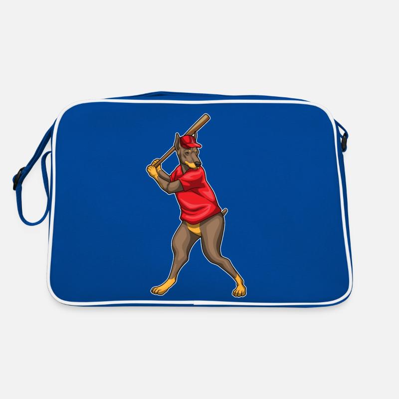 Bâton de baseball Doberman Sac Retro
