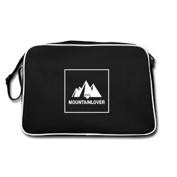 Bergfex Bergwandern Bergsteiger Servus Alpin - Sac Retro - noir/blanc - Dos