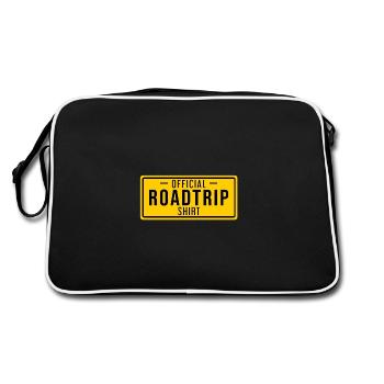 ROADTRIP SHIRT - Retro Bag - black/white - Back