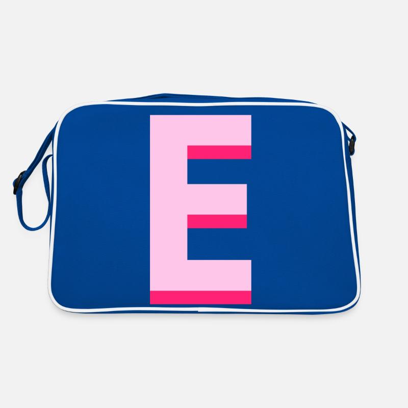 Lettre e rose pop et moderne Sac Retro