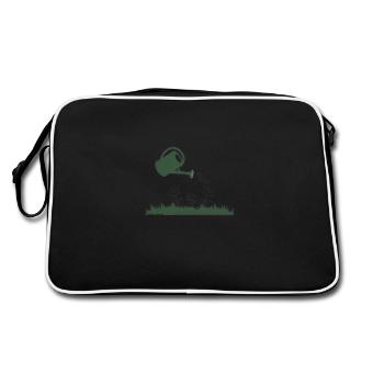 Watering can - Retro Bag - black/white - Back