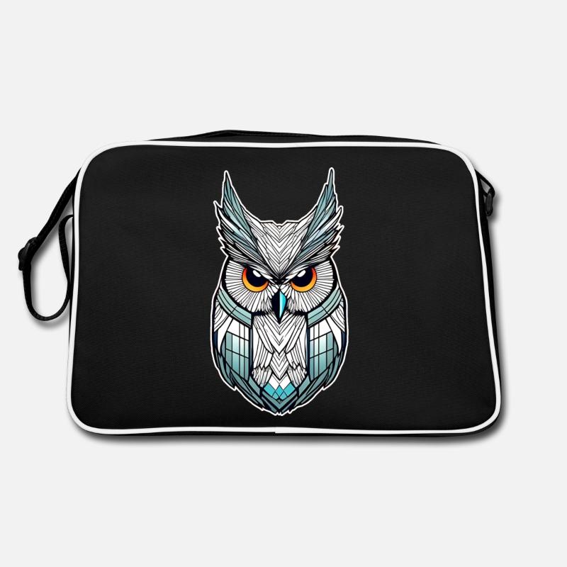 Cool Owl Icon Retro Bag