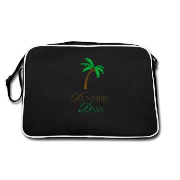 Ambiance estivale - Sac Retro - noir/blanc - Dos