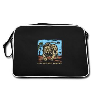 Lion d’Afrique 2024 02 - Sac Retro - noir/blanc - Dos