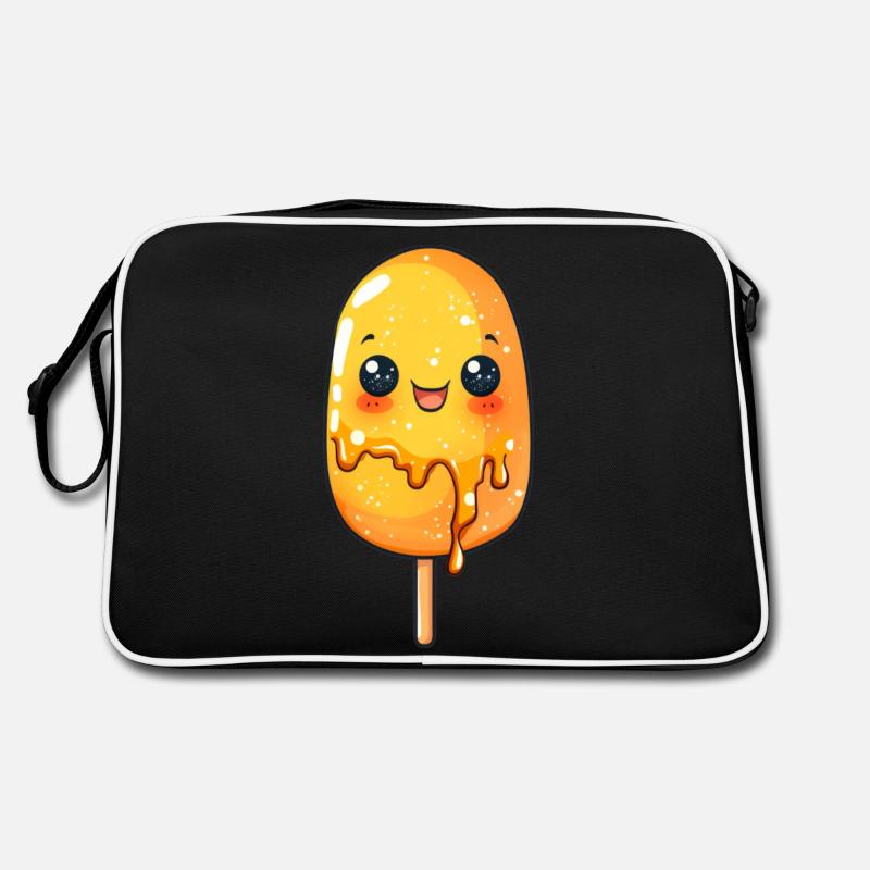 Lustiges Corndog Comic Retro Tasche