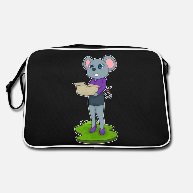 Mouse Secretary Box Retro Bag