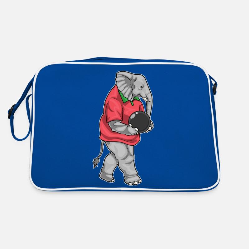 Elephant Bowling Boule de bowling Sac Retro