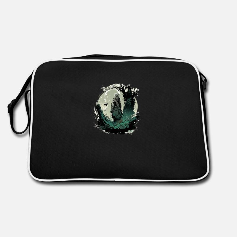 Elbischer Druide Retro Tasche