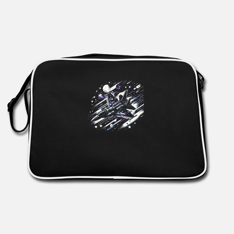 Herausragendes Kampfschiff Retro Tasche