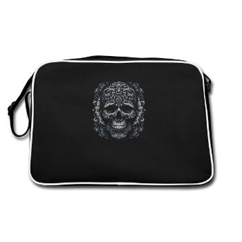 Intricate Acanthus - Retro Bag - black/white - Back