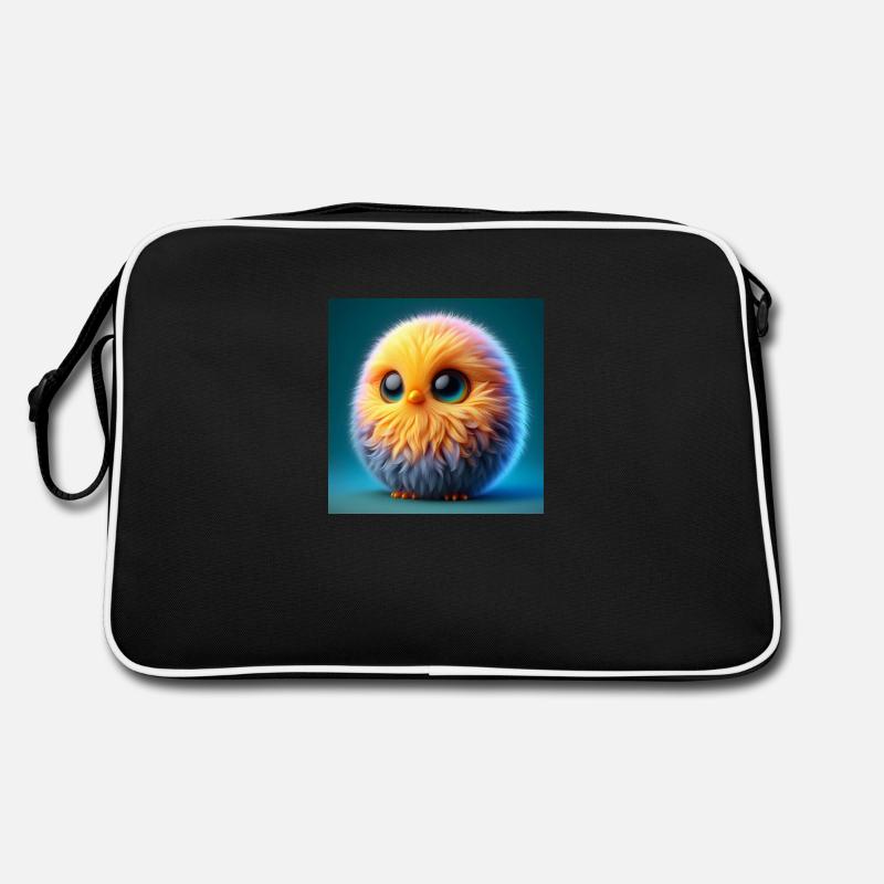 Chick Bird dans l’hyperréalisme 3D Sac Retro