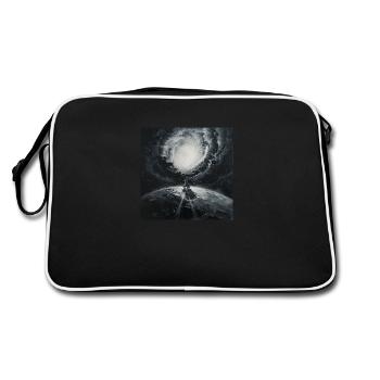 Dark Space - Retro Bag - black/white - Back