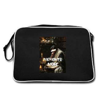 MEMENTO MORI DEVENIR RICHE OU MOURIR EN ESSAYANT LE NÉOCLASSIQUE - Sac Retro - noir/blanc - Dos