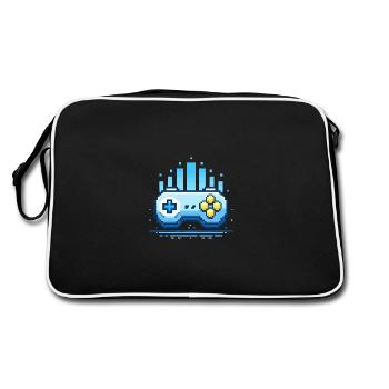Mise à niveau de la conception de la manette Gamer - Sac Retro - noir/blanc - Dos