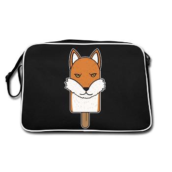 Fox Head Popsicle - Retro Bag - black/white - Back