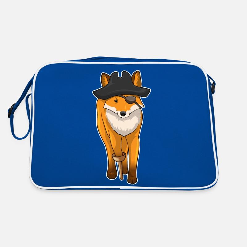 Fox Pirate Eye Patch Sac Retro