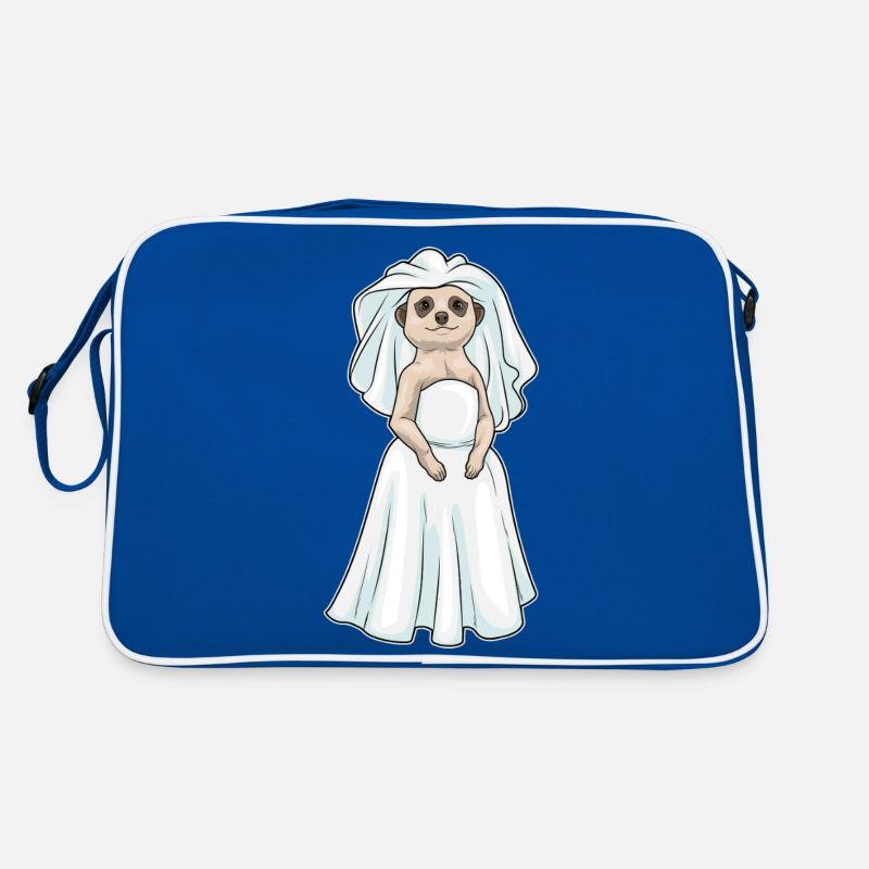 Suricate Voile de mariée Mariage Sac Retro