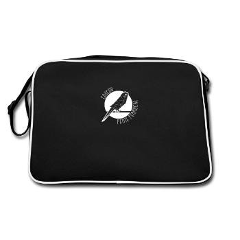 Coucou Petite Perruche - Sac Retro - noir/blanc - Dos