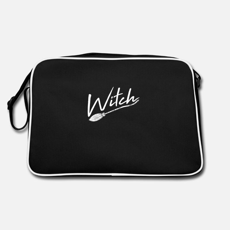 Sorcière 31 octobre Cadeau d'Halloween pour une sorcière Sac Retro