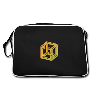 illusion - Sac Retro - noir/blanc - Dos