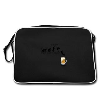 Monday Tuesday Thursday Friday Beer - Retro Bag - black/white - Back