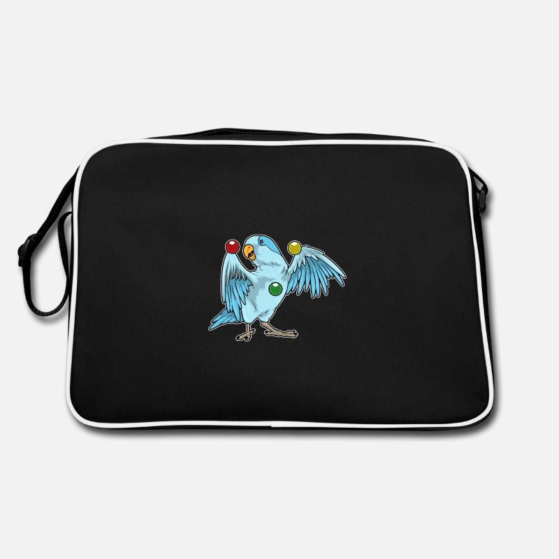 Jongleur perroquet jonglant Sac Retro