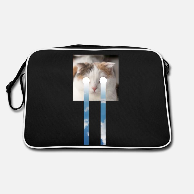 DIE KATZE UND DER HIMMEL Retro Tasche