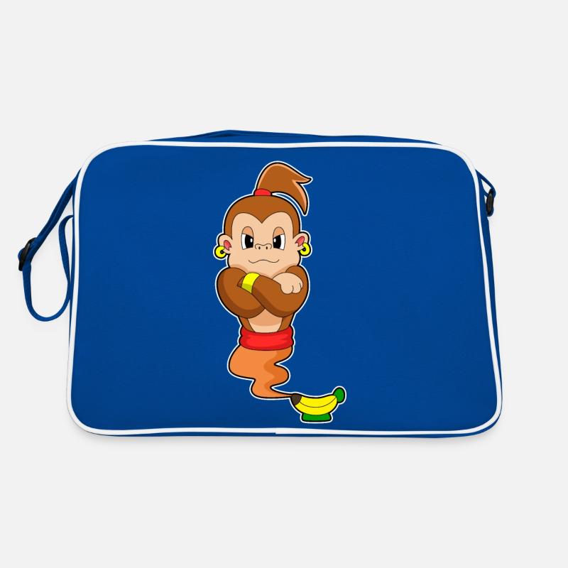 Affe Flaschengeist Retro Tasche