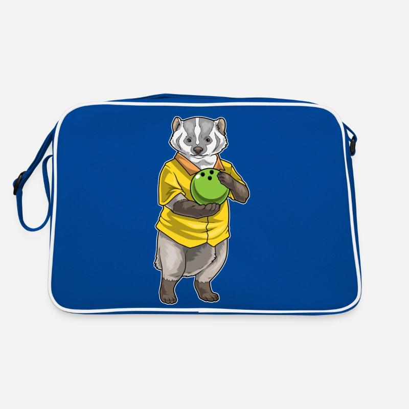 Badger Bowling Boule de bowling Sac Retro