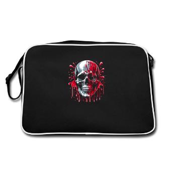 Crimson Bleed - Retro Bag - black/white - Back