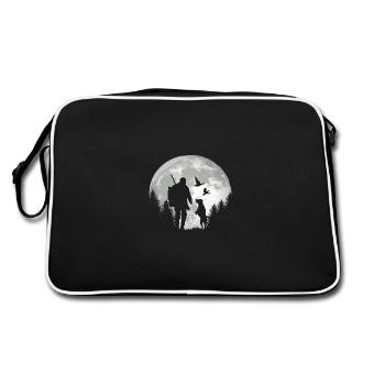 Chasseurs de chasse avec chemise chien pour les chasseurs - Sac Retro - noir/blanc - Dos
