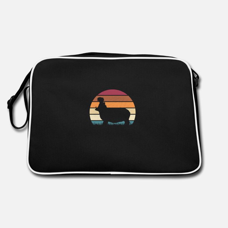 Hippo hippopotamus hippo gift idea Retro Bag