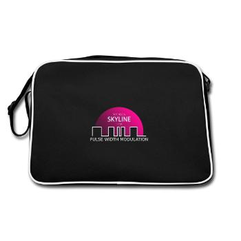 Synthé, synthétiseur, PWM - Sac Retro - noir/blanc - Dos