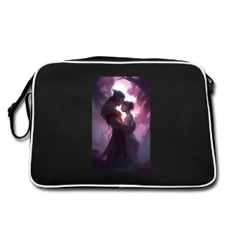 Les monstres surnaturels aiment la fantaisie - Sac Retro - noir/blanc - Dos