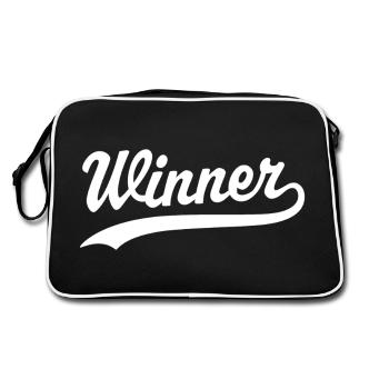 Winner - Retro Bag - black/white - Back