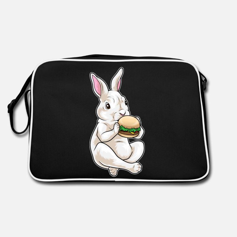 Hamburger lapin Sac Retro