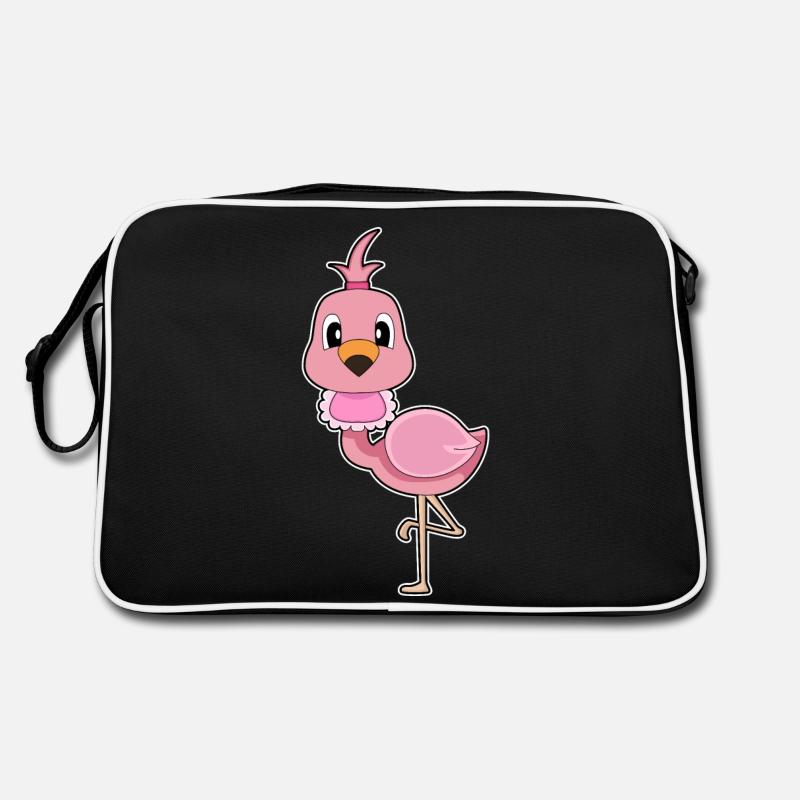 Flamingo Baby Lätzchen Retro Tasche